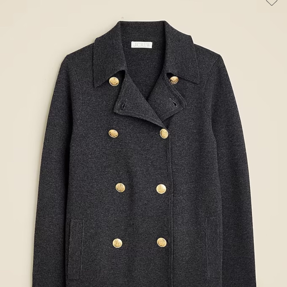NWT J. Crew Warwick Sweater Blazer